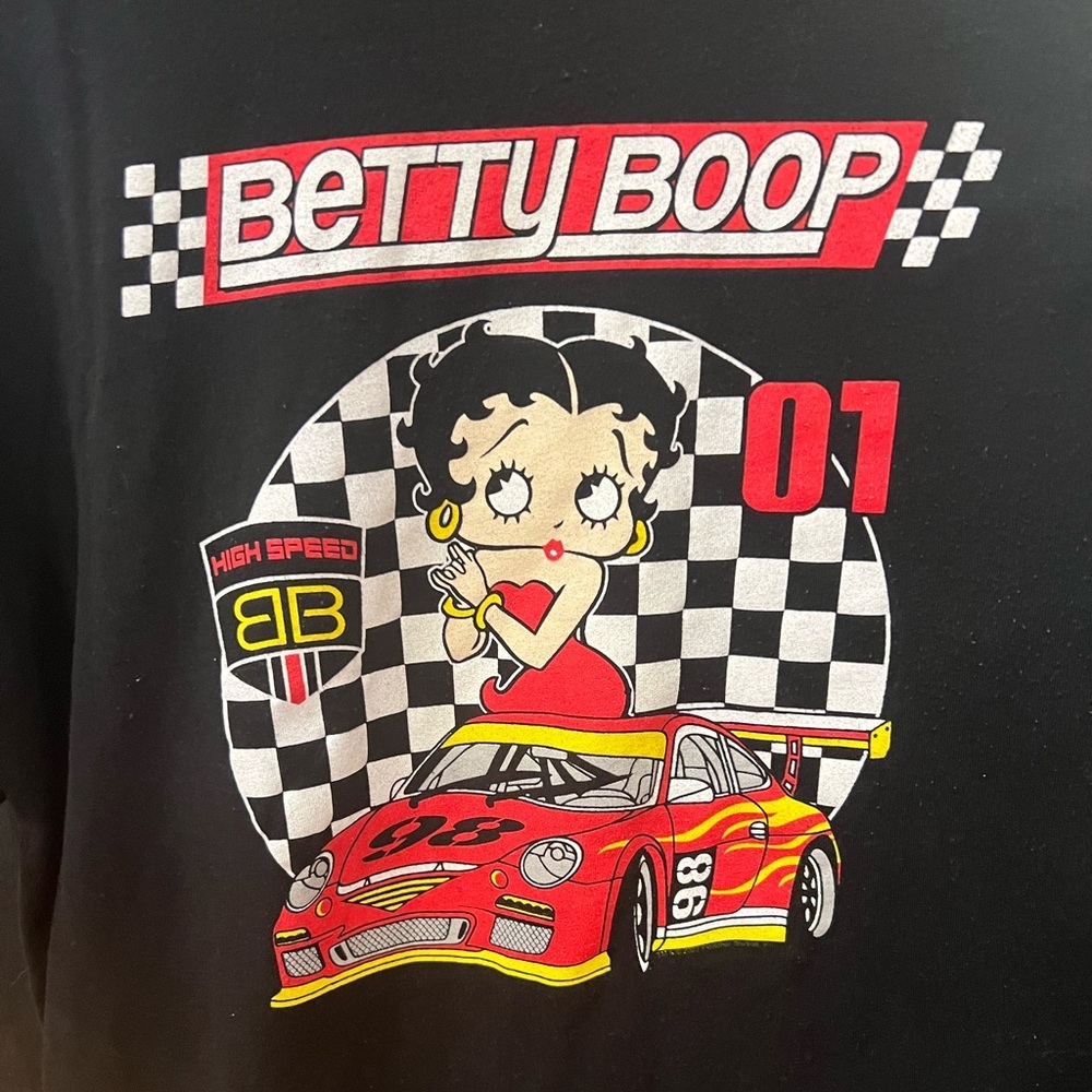 Betty Boop Black Graphic Tee